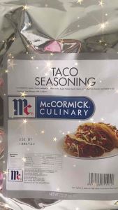 Mc Cormick Taco Seasoning 1kg On Hand [FAST SHIPPING]