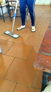 Cây lau nhà công nghiệp 45cm  cây lau inox chổi lau nhà thông minh