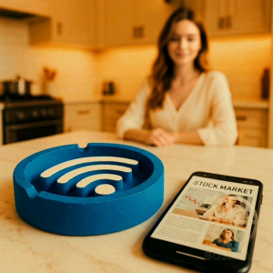 Asbak Aesthetic Asbak Unik Logo Wifi Hiasan Meja