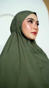 Mukena Wanita Dewasa: Crinkle Airflow & Resleting Dagu
