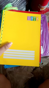10 PCs YARN notebook(assorted color) Free! Sticker Subject✨