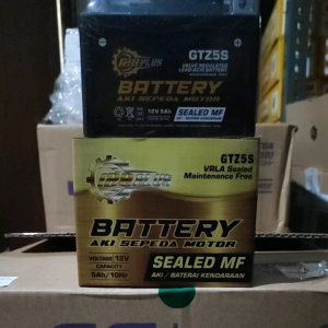 AKI KERING MOTOR HONDA BEAT/VARIO/SCOOPY/SPACY/KHARISMA GTZ5S 5 AMPERE GSB