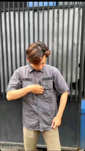 Kemeja Outdoor Pria Lengan Pendek Tactical W-Tac Bahan Ripstop Premium Bisa Custom Bordir