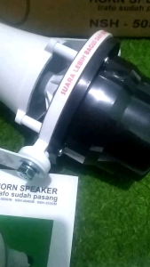 MESIN NSH-5050M SAJA Sudah ada trafo metching / TANPA CORONG BISA UNTUK MODIFIKASI CORONG TOA LAMA SUDAH DI BUKTIKAN high quality high impendansi panjang 43cm sparepart sepull dan magnet bisa pake merk Toa 50watt murah berkualitas