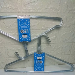 Hanger Kawat Stainless / Gantungan Baju 10 Pcs