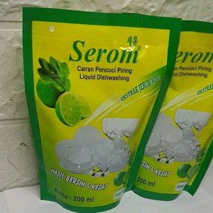 Serom Sabun Cuci Piring Pouch 200ml aroma Jeruk Nipis Eco-Friendly Cleaning Agent Menghilangkan Lemak Efektif Produk Pembersih Ramah Lingkungan - Lazada
