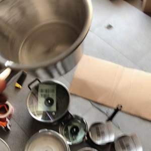 PANCI SUSU JAWA ALUMINIUM GAGANG KAYU 17cm MURAH CUCI GUDANG
