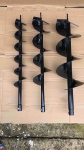 Mũi khoan đất đơn 10cm 15cm 20cm 25cm 30cm dài 80cm chuyên gắn máy khoan đất