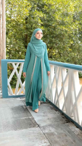 JUBAH CARDIGAN KHAWLA BOLD & PASTEL COLOUR FREE SHAWL
