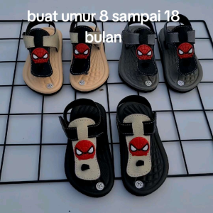 sandal gunung beby motif spiderman sandal bayi umur 1 tahun sandal bayi terlaris
