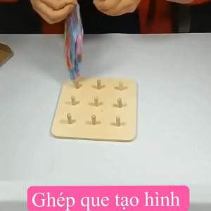 Ghép Que Tạo Hình Phát Triển Tư Duy Sáng Tạo Cho Trẻ - Đồ Chơi Ghép Hình Montessori Rèn Luyện Tư Duy Logic Và Phát Triển Trí Thông Minh Cho bé