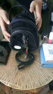 RIZKY COLLECTION - TAS WANITA  3 IN 1 MOTIF BLING BLING