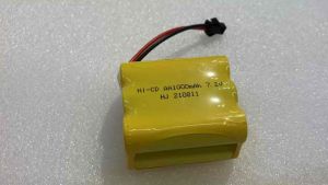 Ni-Cd 7.2V 1000mAh black connector battery (3x2 layout) and/ or with 7.2V USB charger