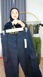 CELANA KULOT CARGO WANITA - CELANA CARGO WANITA BAHAN TWIL COMBAT PREMIUM - CELANA PANJANG CARGO WANITA