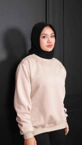 SKY STREET Sweater Crewneck Polos Pria Wanita Tebal Premium