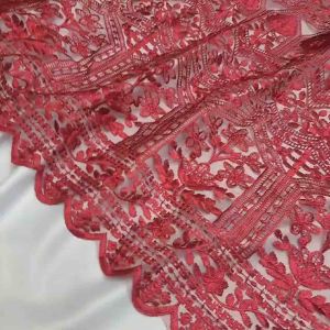 PROMO MURAH!! Kain Tile Sapto Bordir Premium | Bahan Kebaya | New Desain | Kain Meteran