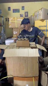 Speedometer Ninja SS Layar Hitam & Putih Import