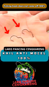 Kail Pancing Otomatis Flip Hook Anti Mocel & Boncos Isi 12 Kail