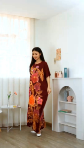 NEW ARRIVAL KAFTAN / BAJU TIDUR / KELAWAR BATIK HALUS TERENGGANU HIASAN SENI