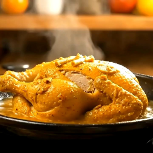 AYAM KAMPUNG UNGKEP BUMBU KUNING frozen BONUS SAMBAL yang dimasak dengan resep turun-temurun. Dibumbui rempah pilihan dimasak dengan teknik ungkep hingga bumbu meresap sempurna menghasilkan rasa gurih mantap dan empuk sampai ke tulang.