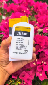 Dầu Gội Selsun Giảm Nấm Giảm Ngứa Da Đầu Ngăn Gàu Quay Trở Lại - Chai 120ml - Xuất Xứ Thái Lan - Dầu Gội Trị Gàu Nấm Và Viêm Da Tiết Bả SELSUN 2.5%