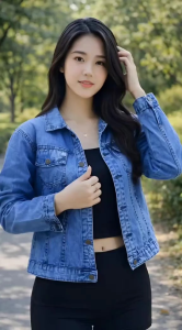 [XS - 6XL]Denim Jacket For Womens Stracheable Long Lasting Original Jeans Jacket For casual use Local seller Malaysia 🔥🔥