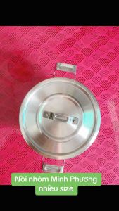 Nồi nhôm kèm nắp siêu rẻ nhiều size 16CM - 30CM dùng để nấu thức ăn nấu canh tiện dụng - gia dụng NARI