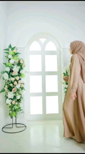 MARYAM SET PASHMINA ORY AN NUR COLLECTION: GAMIS SET PASHMINA REMAJA