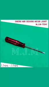 Obeng Min Sedang Merah 2.2mm - 25mm / Obeng Min Ujung Kecil / Obeng mesin jahit M.J.M-71341