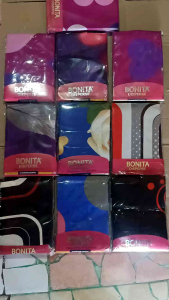 SARUNG BANTAL MERK BONITA 1 PCS. ISI 2 BIJI WARNA RANDOM