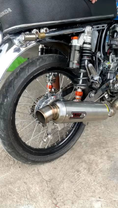 Silincer Only Knalpot Racing Original AM2 BEST PERFORMANCE Bulat Jenong Cb Gl MP Tiger Inlet 50