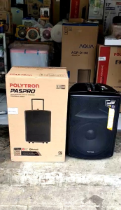 POLYTRON PAS PRO 15F3 SPEAKER AUDIO PROFESSIONAL ACTIVE SPEAKER BLUETOOTH USB INCLUDE MIC WIRELESS 2PCS