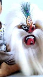 Topeng Ganong Murah Alis Hitam Kumis Hitam