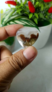 Batu Akik Motif Kembang Real Picture