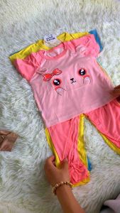 Bộ Cộc Tay Quần Dài Cho Bé Bộ Tay Ngắn Quần Dài Thun Lạnh Hoạt Hình Cho Bé Trai Và Bé Gái Từ 6kg - 16kg [061]