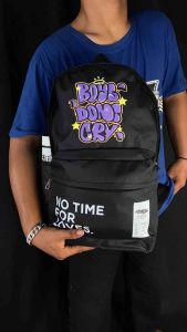 Tas Ransel pria Backpack sekolah losantos boys dont cry free sticker