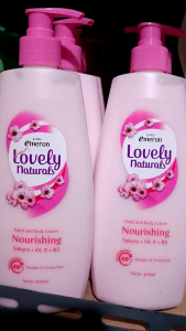 EMERON LOVELY Natural Hand & Body Lotion Nourishing 400ml