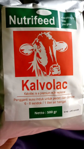 KALVOLAC NUTRIFEED 1KG: Susu Formula Berkualitas Tinggi Untuk Anakan Sapi, Kambing, & Domba