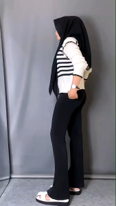 TP85 | Cardigan Rajut Sweater Korean Santai Round Neck Setrip Baju Panjang Knitwear Wanita