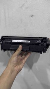 Hộp mực canon 2900 (12A) siêu đậm siêu nét dùng cho máy in canon 2900 3000 HP 1010 HP 1020 1022 có lỗ đổ mực
