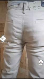 Celana Chinos Panjang Pria Slim Fit Chino Jumbo Dewasa Hitam Abu Moka Krem Hijau Army