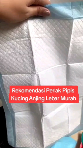 PAD PIPIS KUCING & ANJING POPOK SEKALI PAKAI《UKURAN 60X60CM》