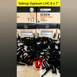 (1 Box) Sekrup Gypsum 6x1 / Skrup Gipsum 2.5CM