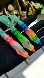Metal Jig Cumi 40 60 80 100 150gr Full GID + Skrit Metal jig squid
