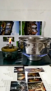 kompor mini 4 in 1 bisa lampu dan asbak