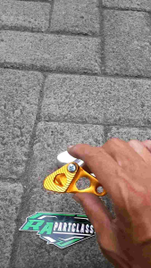 Breket Selang Rem Depan Gold CNC Universal