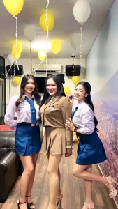 ชุดนักเรียนปาร์ตี้ แถมฟรีตราติดอกเสื้อ