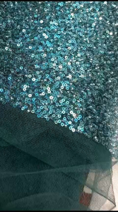 Bahan Kain Tille Rocket Elishaap Full Payet Piring