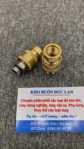 Khớp Nối Nhanh Máy Rửa Xe Đầu Nối Nhanh Ren 14mm ( Ren Bi 1/4 )
