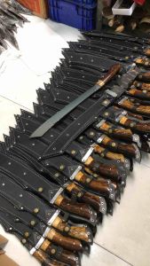 Golok kerja multifungsi baja per full sepuh handle pulltank